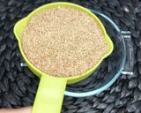 A picture of step 1 of Burghul kabab.