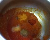 A picture of step 2 of Matar Paneer Curry (without onion and garlic).