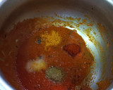A picture of step 2 of Matar Paneer Curry (without onion and garlic).