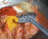 A picture of step 2 of Malai Matar Paneer.