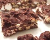 A picture of step 8 of Easy and Authentic Chocolate Marshmallow Nuts Square.