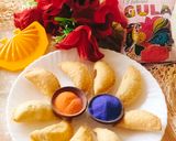 A picture of step 10 of Gujiya 😋 Coconut staffing gujiya 😋.