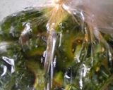 A picture of step 2 of Pan-Fried Bitter Melon.