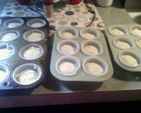 A picture of step 3 of Pina colada cupcakes.