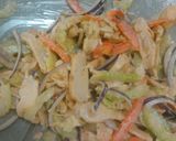 A picture of step 6 of Honey mustard chicken salad.