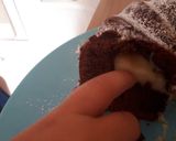 Foto del passaggio 5 della ricetta Ciambella al cacao con cuore di mascarpone