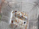 Atole de cacahuate y naranja