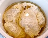 Gombával és kellel borított tarja recept fázis 2 fotója
