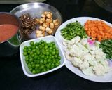 A picture of step 1 of Handi Veg Biryani.