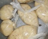 A picture of step 2 of Yam patties.