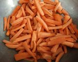 A picture of step 6 of Instant Carrot Pickle.