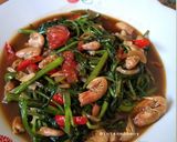 Foto langkah ke 3 dari resep Cah kangkung ebi teriyaki.