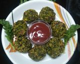 A picture of step 7 of Radish leaves pattour (Mooli ke patte ke pattour).