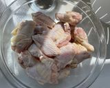 A picture of step 1 of Crispy Garlic Pepper Air Fried Chicken Wings.
