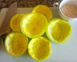 Foto del paso 1 de la receta: Zapallitos rellenos de perlas de couz couz