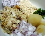 A picture of step 1 of Rui maacher malai kofta(rohu fish ball curry).
