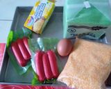 Foto langkah ke 1 dari resep Cheese sausage rolls pandan bread.