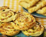 Фото кроку 8 до Очень вкусная закуска из слоеного теста.