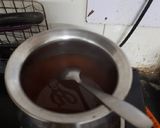 A picture of step 2 of Rajgira Amaranth Jaggery Sheera halwa.