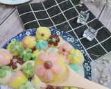 Hình bước làm 8 của món Bánh trôi nước hình hoa 🌼🌺🌸🌹bằng bột nếp+ khoai lang