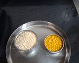 A picture of step 1 of Dahi vada.