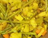 A picture of step 2 of Panch Mishali Torkari (Sabji) Bengali Style.