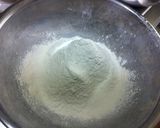 A picture of step 2 of Cream Cheese Banana Muffins.