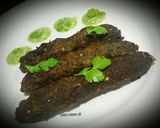 A picture of step 4 of Zafrani kabab.