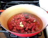 A picture of step 4 of Deli-style Borscht Soup with Beans and Beetroot.