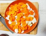 Karalábéleves gerslivel (árpa gyöngy) recept fázis 1 fotója