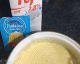 Vaníliapudinggal és csokidarabokkal töltött muffin recept fázis 1 fotója