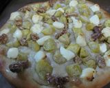 A picture of step 10 of Autumn Pizza with Chestnut, Walnut, and Cream Cheese Pizza.
