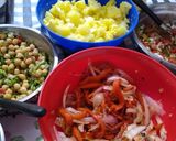 Foto del paso 2 de la receta: Ensalada de morrones a las brasas!😍