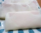 A picture of step 4 of Cured Ham and Cheese Spring Rolls.