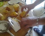 A picture of step 6 of Lemon filled butterfly cupcake.