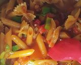 रेड सॉस पास्ता (red sauce pasta recipe in Hindi) रेसिपी चरण 3 फोटो