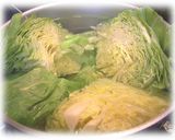 A picture of step 1 of Juicy Cabbage Gyoza Dumplings (Lightly Seasoned).