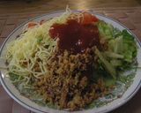 A picture of step 5 of Meat Soboro Made with Okara.