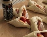 A picture of step 10 of Pizza-Bacon Pain d'Epi & Sausage Pain d'Epi.