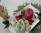 Céklás -medvehagymás túró mouse 🐰 recept fázis 2 fotója