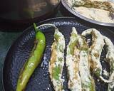 MIRCHI KE PAKODE/GREEN CHILLI FRITTERS recipe step 1 photo