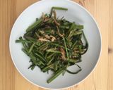 A picture of step 9 of Sambal Kang Kong (Water Spinach).