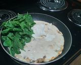 A picture of step 5 of Two layer alfredo lasagna.