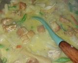 Gambar langkah 6 resipi Lontong lodeh sayur.