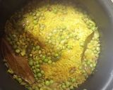 A picture of step 8 of Pigeon peas pulav (in pressure cooker).
