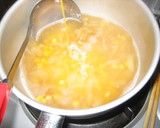 A picture of step 4 of Fluffy Egg Drop Soup with Corn & Onion.