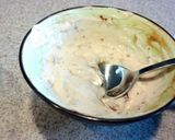 A picture of step 1 of Snapper Tacos with Chipotle Cream.