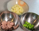 A picture of step 1 of Omelette with Spring Colours.