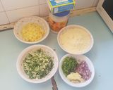 A picture of step 1 of Bhajia.