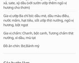 Hình bước làm 1 của món Nướng BBQ tại nhà update (mâm cơm nhỏ của Trang 38)